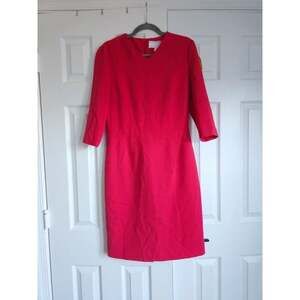BOSS Hugo Boss Dylea Sheath Dress - Red/Coral Size 6